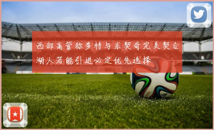 西部高管称多特与东契奇完美契合湖人若能引进必定优先选择